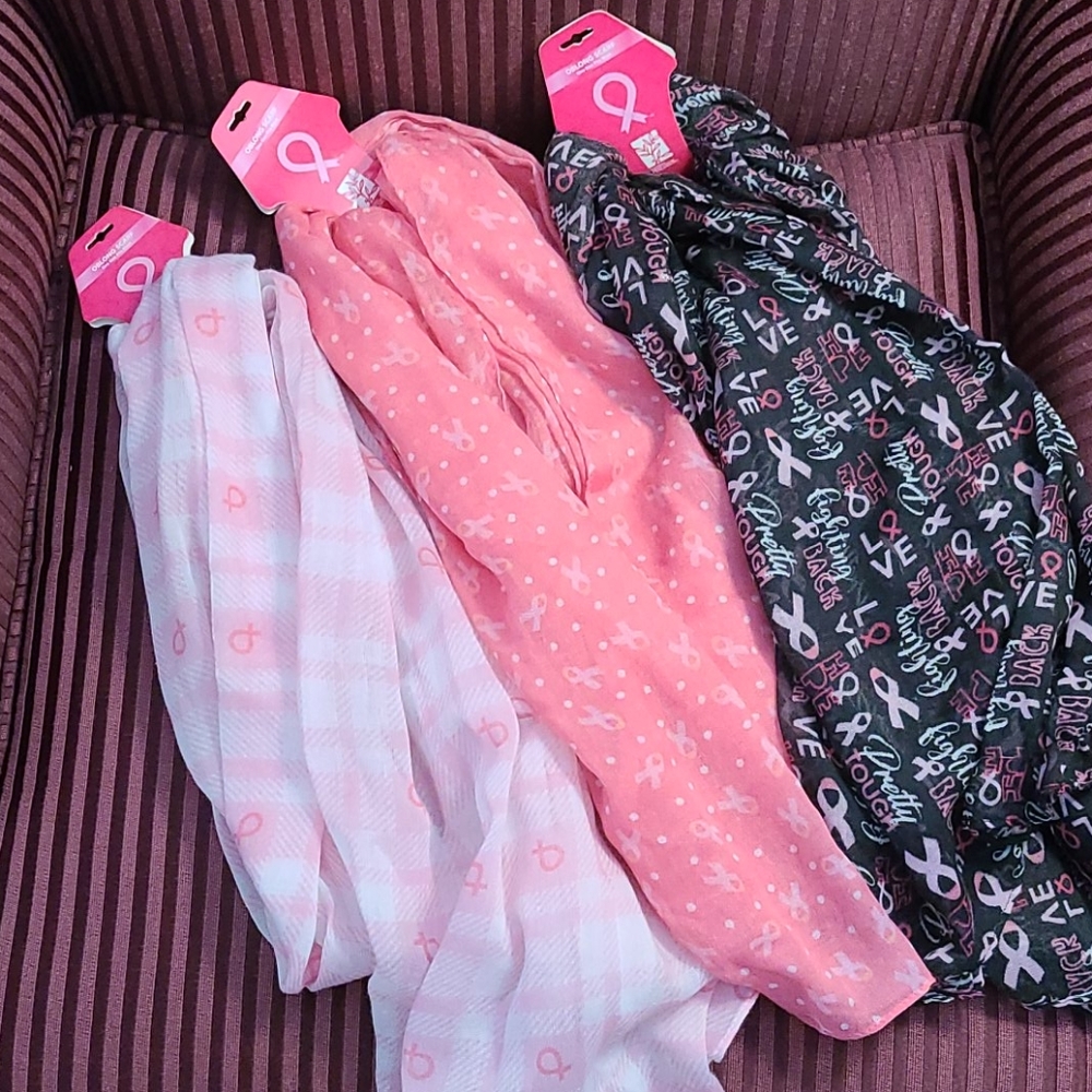NWT: Breast Cancer Scarves 💕